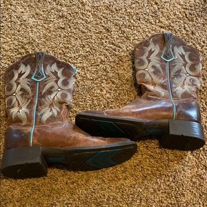Ariat Square Toe Boots!